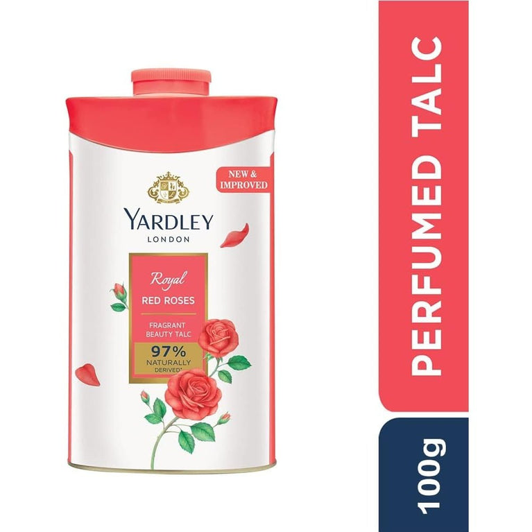 Yardley London RED Rose Perfumed Talcum Powder - 100g