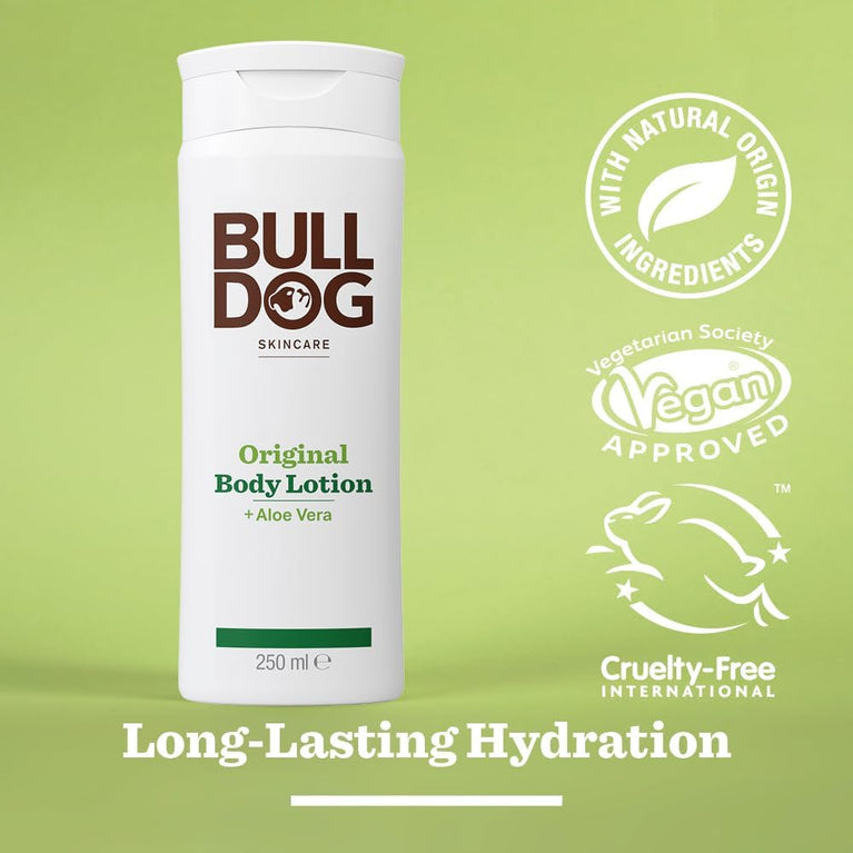 BULLDOG - Original Body Lotion for Men | Nourishing Hydration | 250 ml
