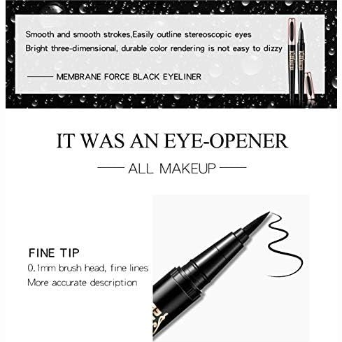 Macfee Quick-Dry Waterproof Eyeliner for Long-Lasting Eye Makeup (Black)