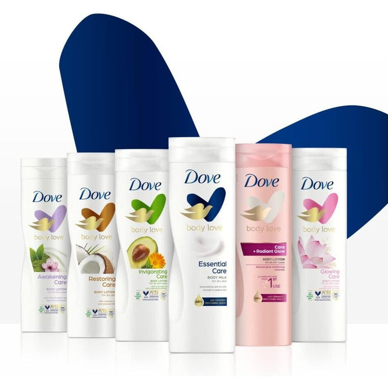 Dove Essential Nourishment Body Lotion, 250 ml - Luxurious Skin Hydration