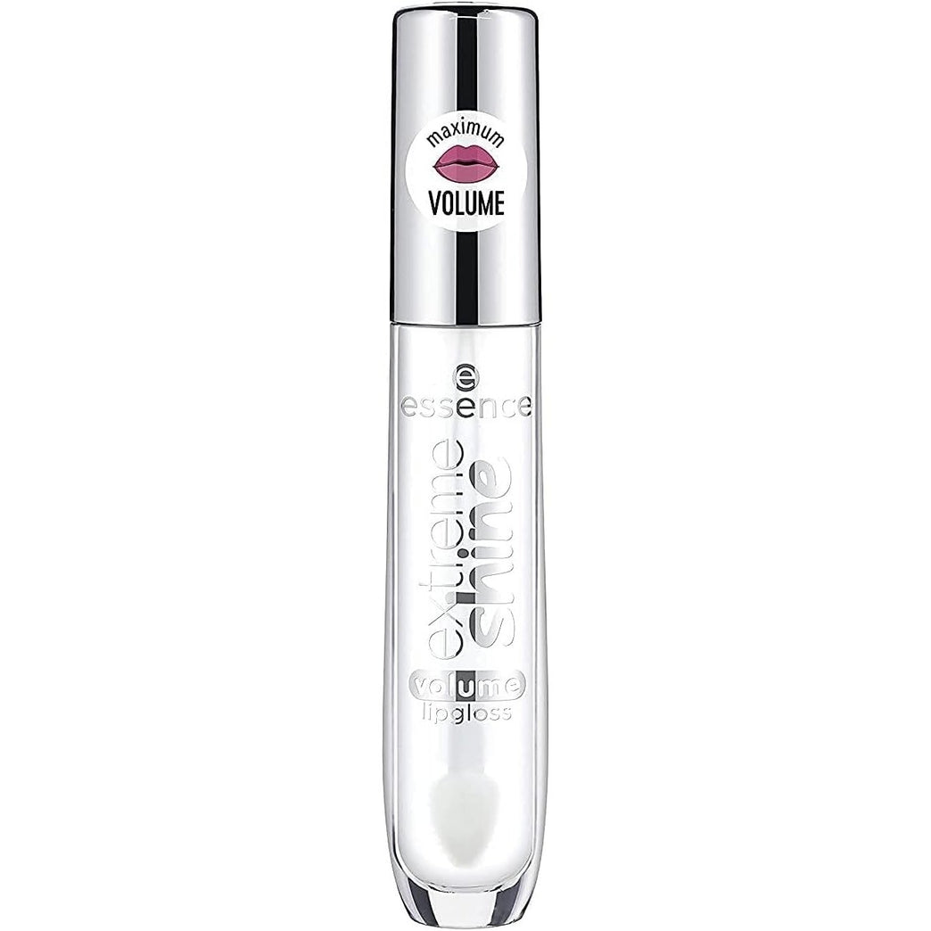 ESSENCE Women's Lip Gloss - Extreme Shine Volume 01 with Crystal Clear Glossy Applicator