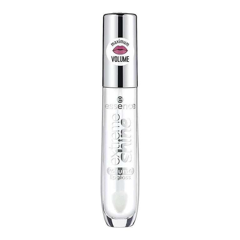 ESSENCE Women's Lip Gloss - Extreme Shine Volume 01 with Crystal Clear Glossy Applicator