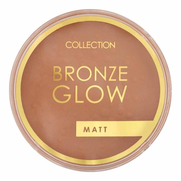 Collection Cosmetics Bronze Glow Matte Terracotta Bronzer - Deeply Pigmented, Matte Finish, 15g