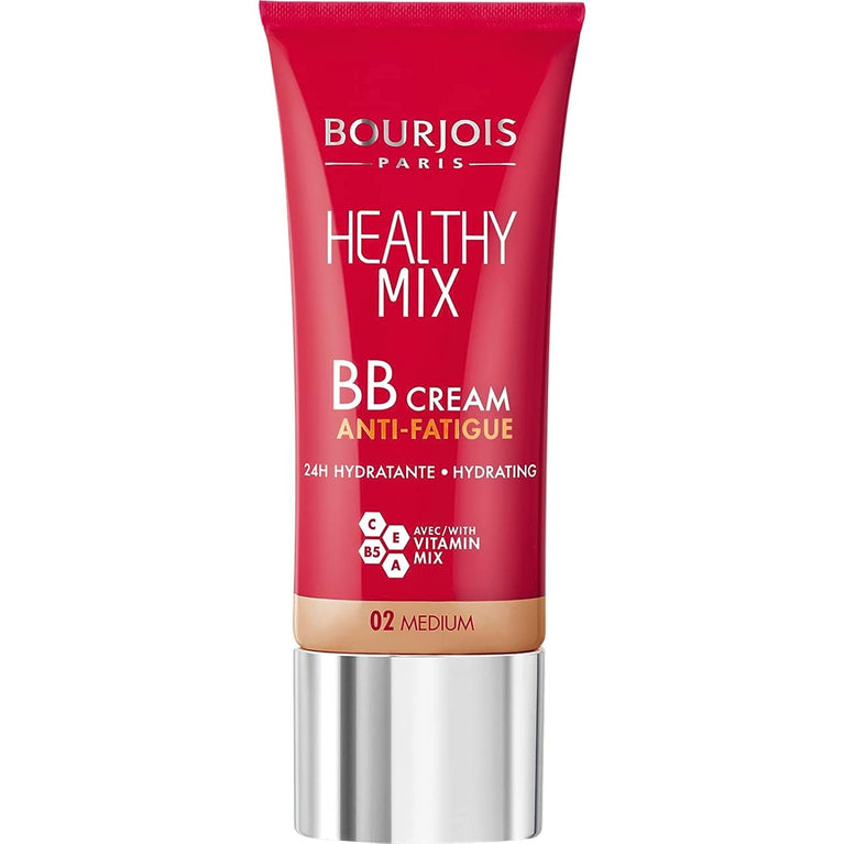 Bourjois Healthy Mix Hydrating BB Cream - 30ml, Medium Shade 02 for Flawless Skin