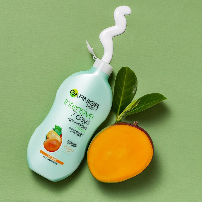 Garnier Body Intensive 7 Days Nourishing Body Lotion with Mango Scent - 400 ml