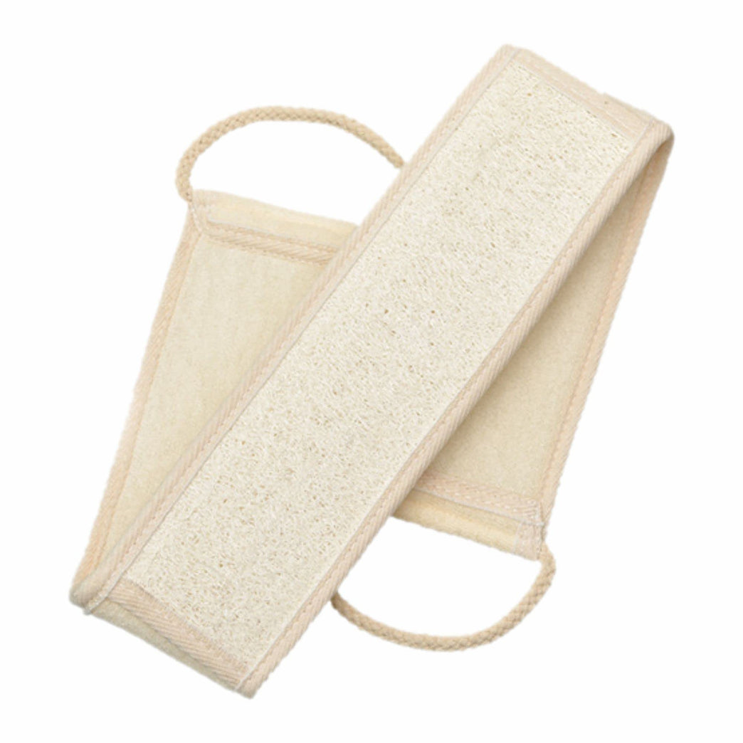 Exfoliating Loofah Back Scrubber with Double-Sided Strap