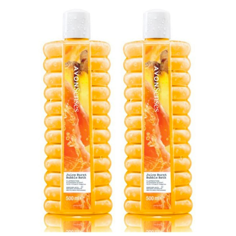 New Juicy Orange Juice Burst Bubble Bath - 2 x 500ml