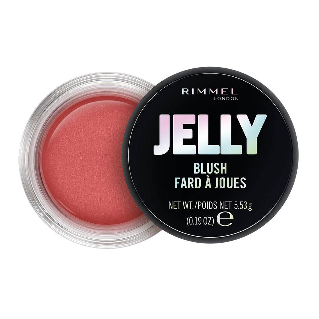 Dewy Radiance Rimmel London Jelly Blush in Melon Madness - Water-Based, Long Lasting, Compact 5.53g