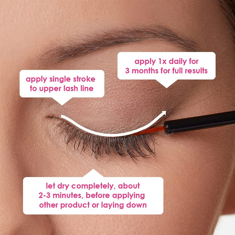 Grande Cosmetics Advanced Eyelash Growth Serum - Cruelty-Free, Promotes Thicker and Fuller Lashes in 4-6 Weeks