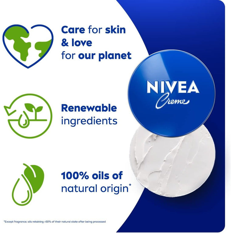 NIVEA Creme Tin (400ml), All-Purpose Moisturising Cream for Soft and Supple Skin