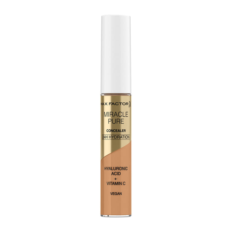 Max Factor Miracle Skin-Enhancing Concealer with Hydrating Hyaluronic Acid and Vitamin C, Shade 05 - Environmentally Friendly and Long-Lasting Coverage