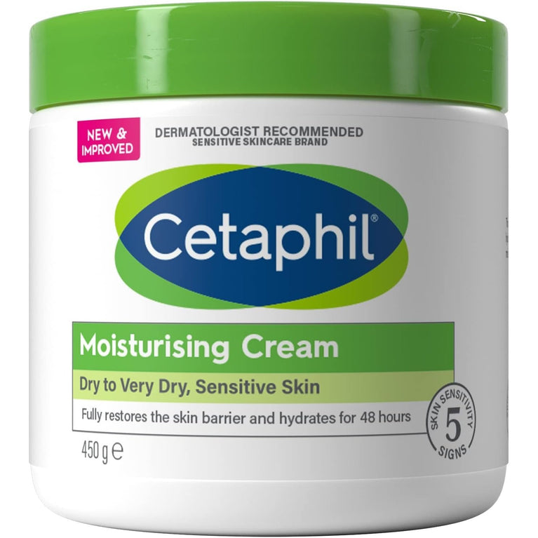 Cetaphil Body Moisturiser: Nourishing Cream for Dry, Very Dry, Sensitive Skin, 450g