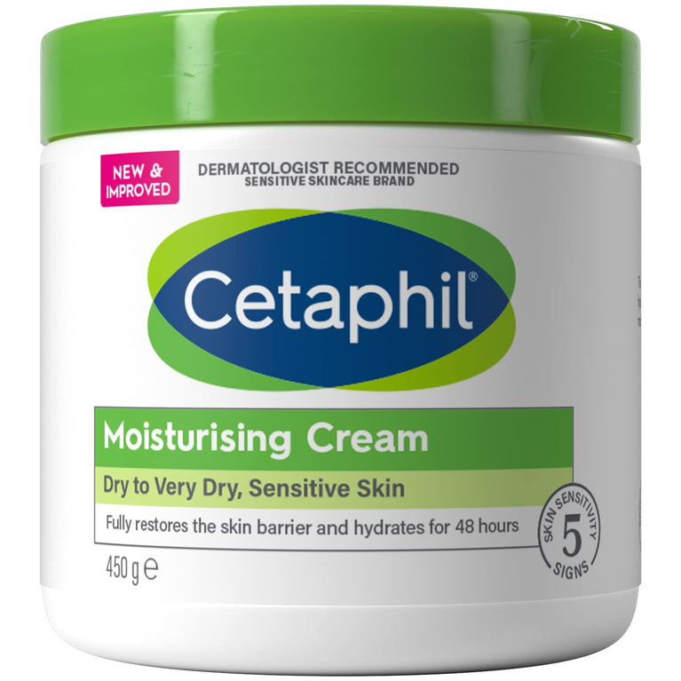 Cetaphil Body Moisturiser: Nourishing Cream for Dry, Very Dry, Sensitive Skin, 450g