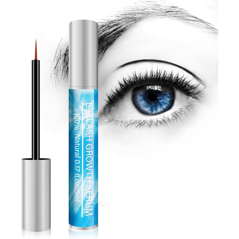 Ultra-Potent 5ML Eyelash and Eyebrow Growth Serum - Natural Enhancer for Longer, Fuller, and Stronger Lashes & Brows