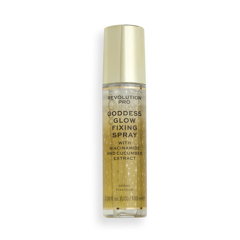 Revolution Pro's Radiance Boost Setting Mist with Niacinamide and Cooling Cucumber Extracts