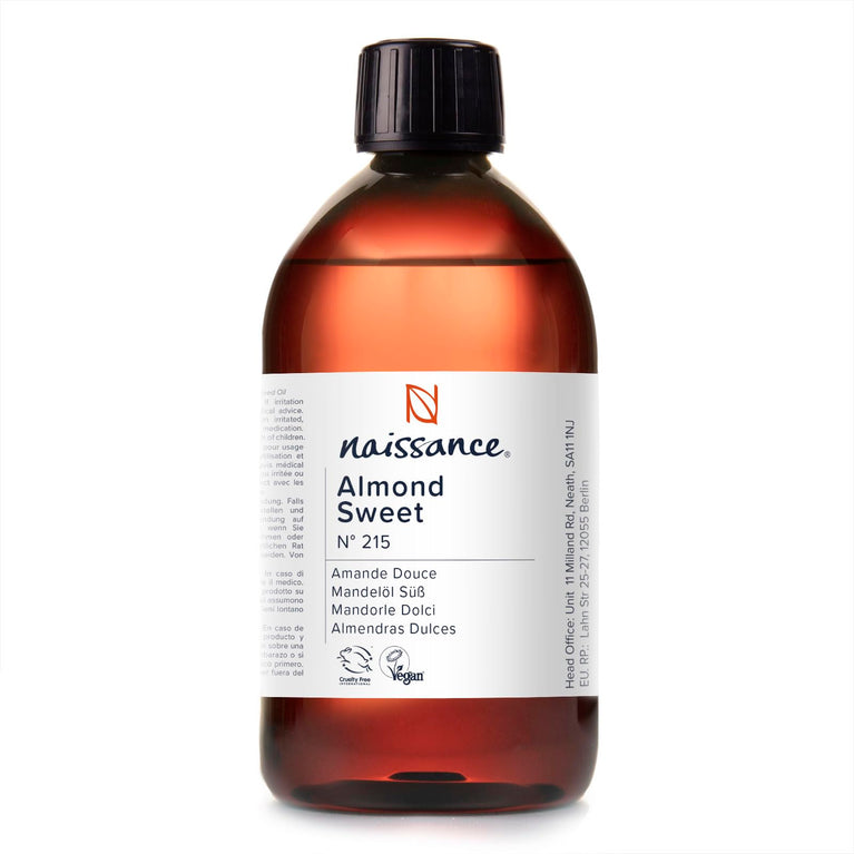 Versatile Naissance Sweet Almond Oil - 500ml - Natural, Sustainable, and Cruelty-Free