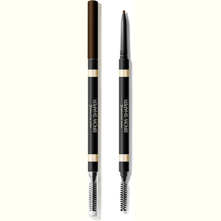 Max Factor Precision Brow Sculpting Pencil in Deep Brown - For Bold and Lifted Brows, 1g