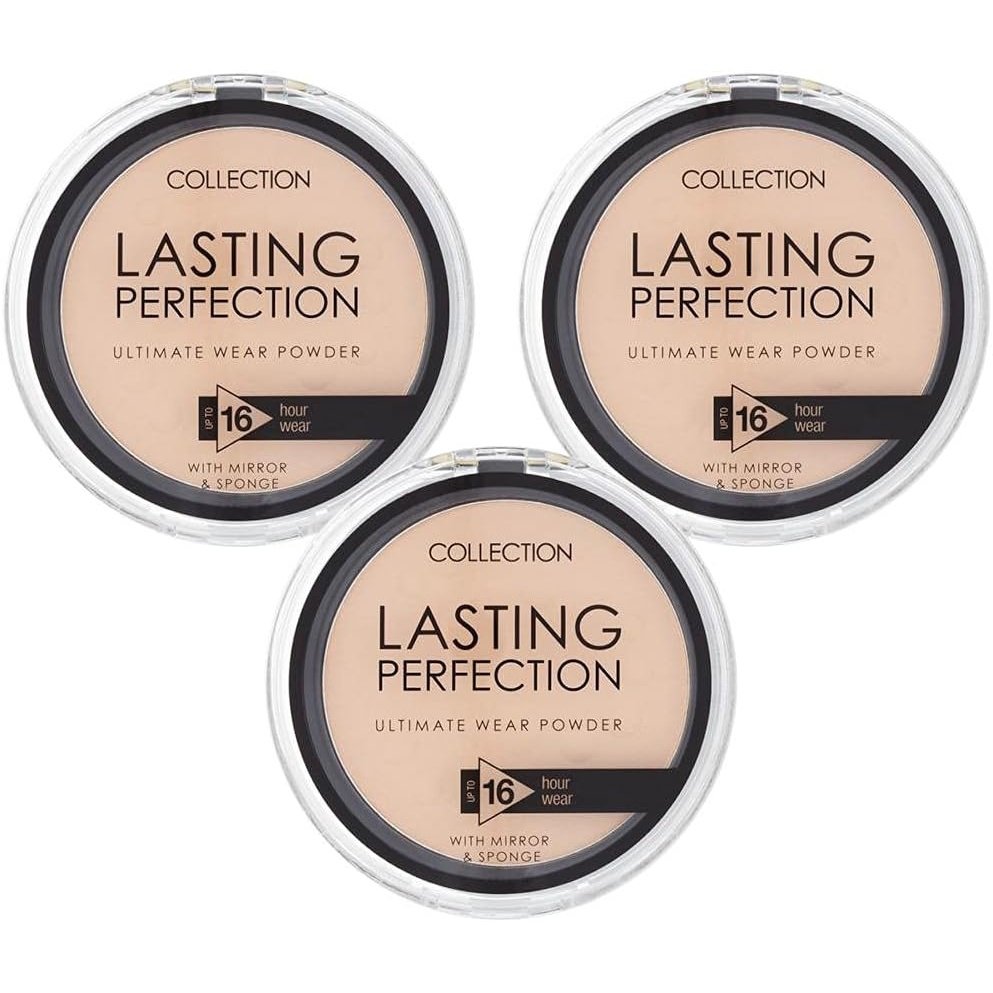 Simpahome 3-Pack Ultimate Wear Powder in 01 Fair Shade - Lightweight and Long-lasting Perfection for Fair Skin