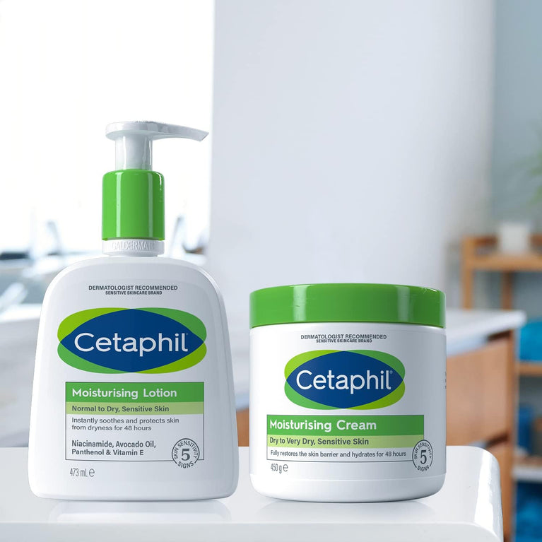 Cetaphil Body Moisturiser: Nourishing Cream for Dry, Very Dry, Sensitive Skin, 450g