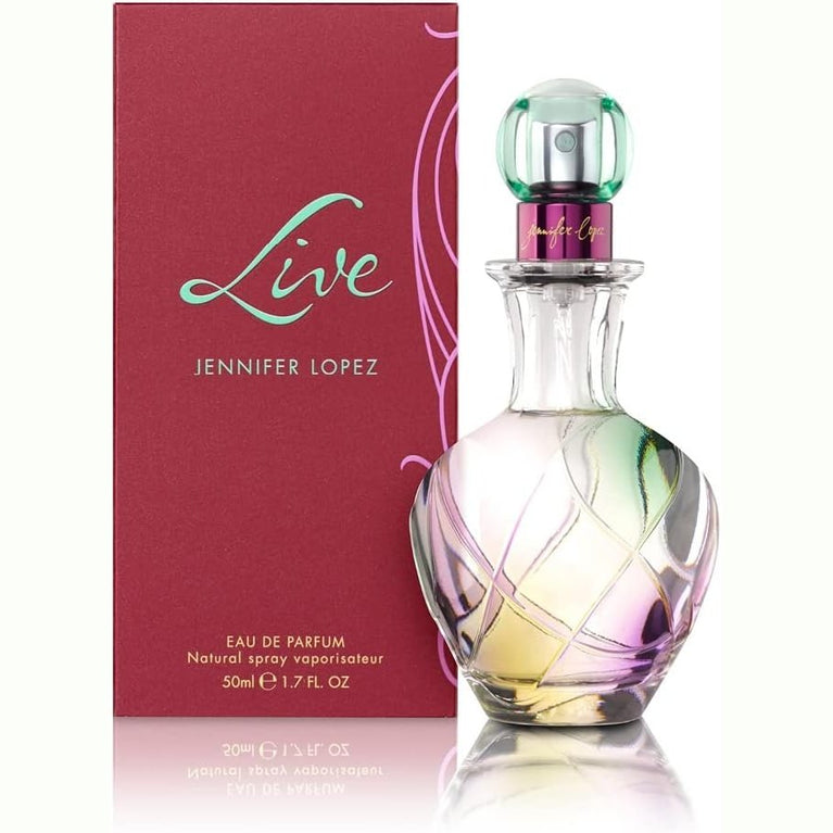 Jennifer Lopez Live Eau De Parfum Spray 50ml: Fruity Floral Luxury Fragrance