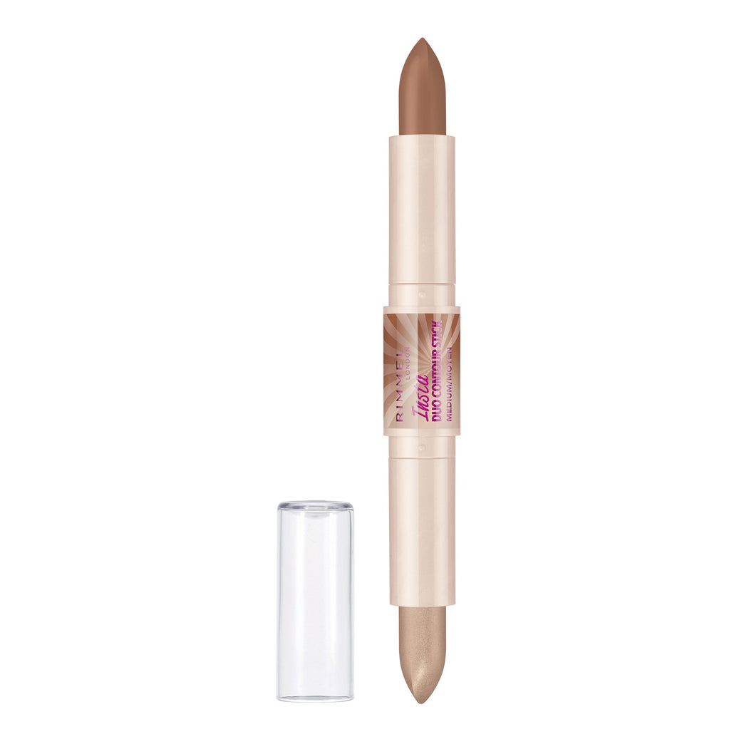 Rimmel London Dual-End Medium Contour Stick for Flawless Definition, 8g