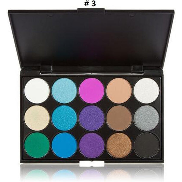 LyDia® Ultimate Spectrum Eyeshadow Palette with 15 Exquisite Shades for Versatile Looks (#3)