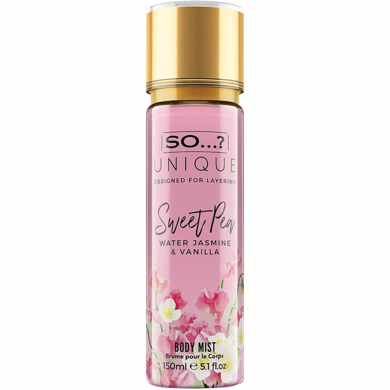 So…? Unique Vegan Sweet Pea Body Mist Spray 150ml