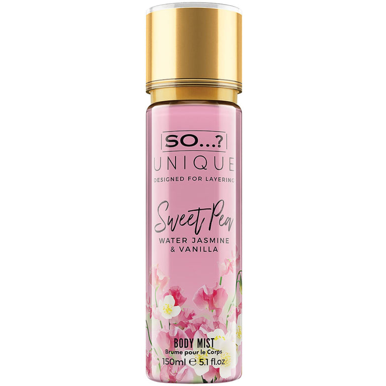 So…? Unique Vegan Sweet Pea Body Mist Spray 150ml