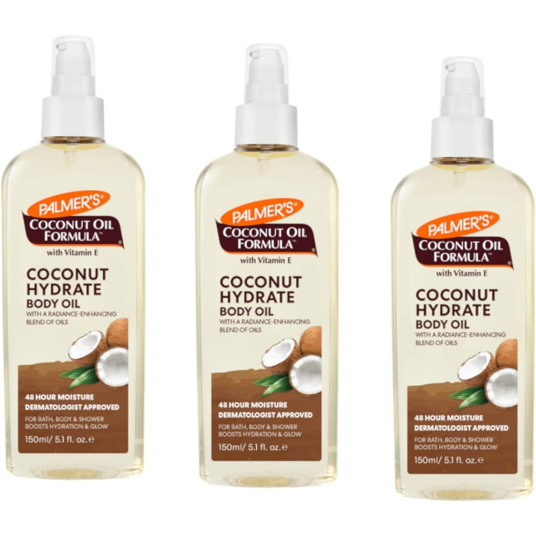 Luxurious Palmer's Coconut Oil Formula Body Oil Trio, 5.1 oz Each