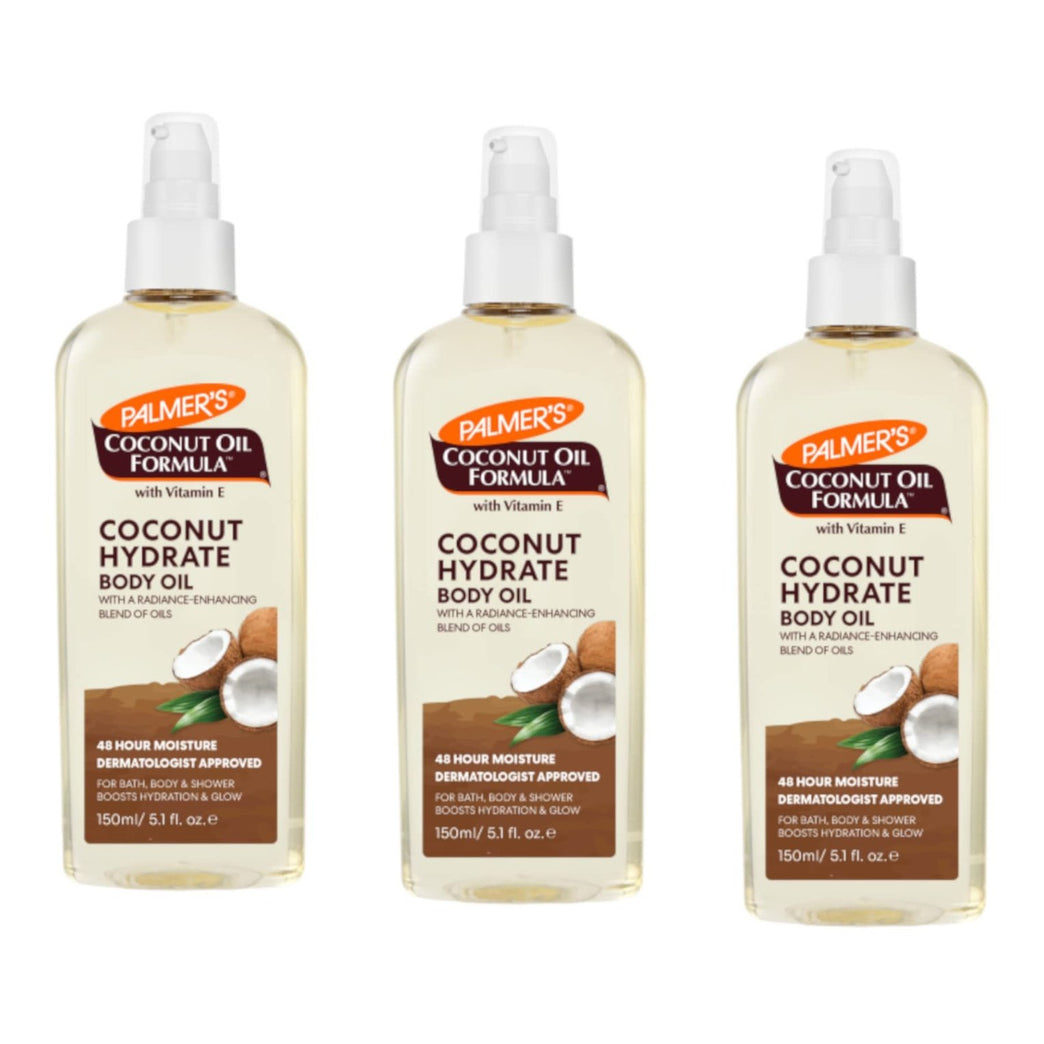 Luxurious Palmer's Coconut Oil Formula Body Oil Trio, 5.1 oz Each