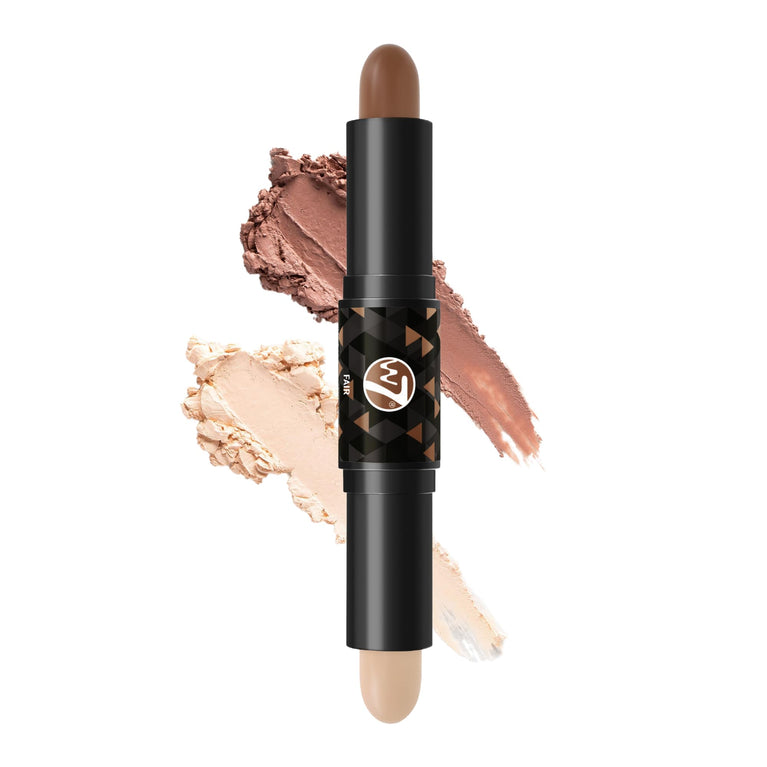 W7 Dual-Purpose Contour & Highlight Wand - Ideal for Fair Complexion