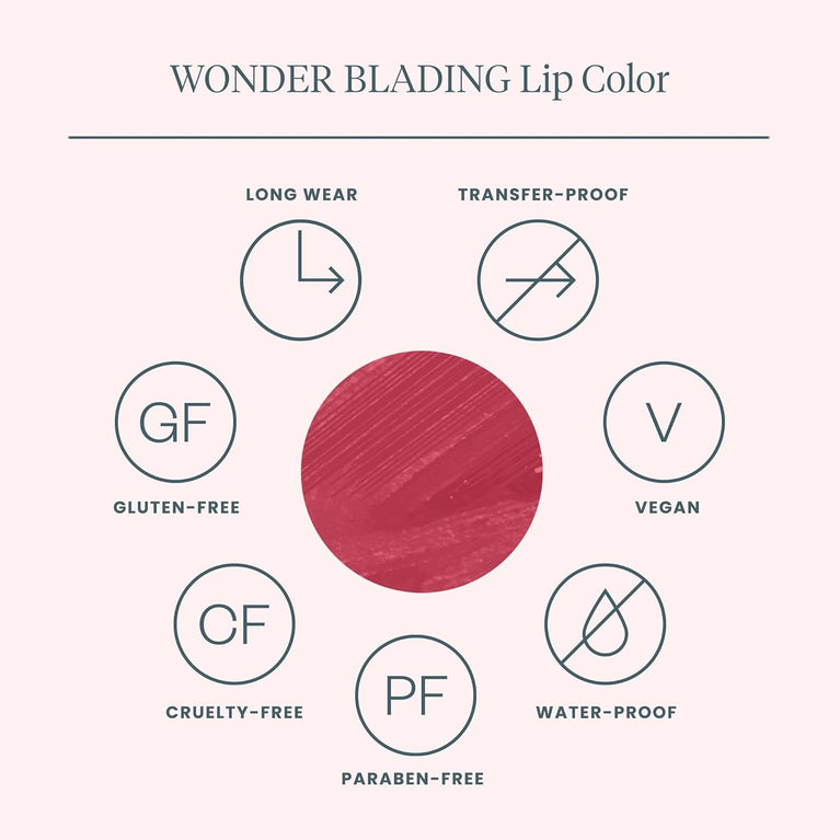 Wonderskin Remarkable Lip Tint Masque, Ultra Enduring Lip Color, Anti-Transfer, Matte Effect, Waterproof Solution (Enchanting Masque)