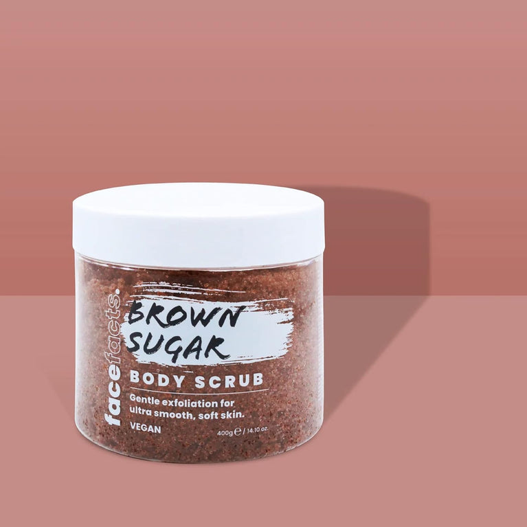 Ultra Smooth Brown Sugar Body Scrub with Caramel Extract | Exfoliates + Hydrates | 400g