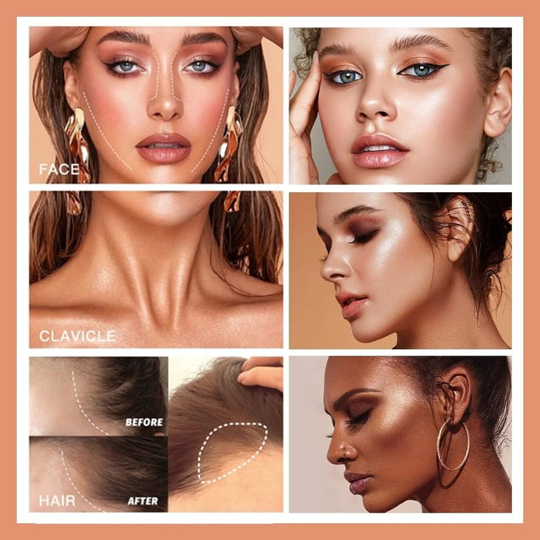 All-in-One Liquid Highlighter, Blush, and Contour Makeup Kit