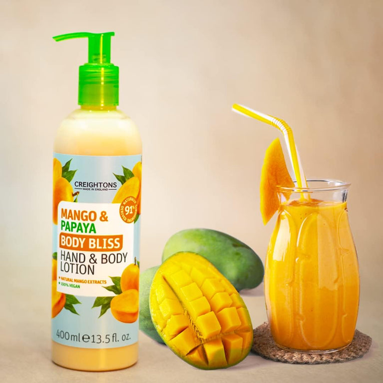 Mango & Papaya Hand and Body Lotion by Body Bliss - 400ml