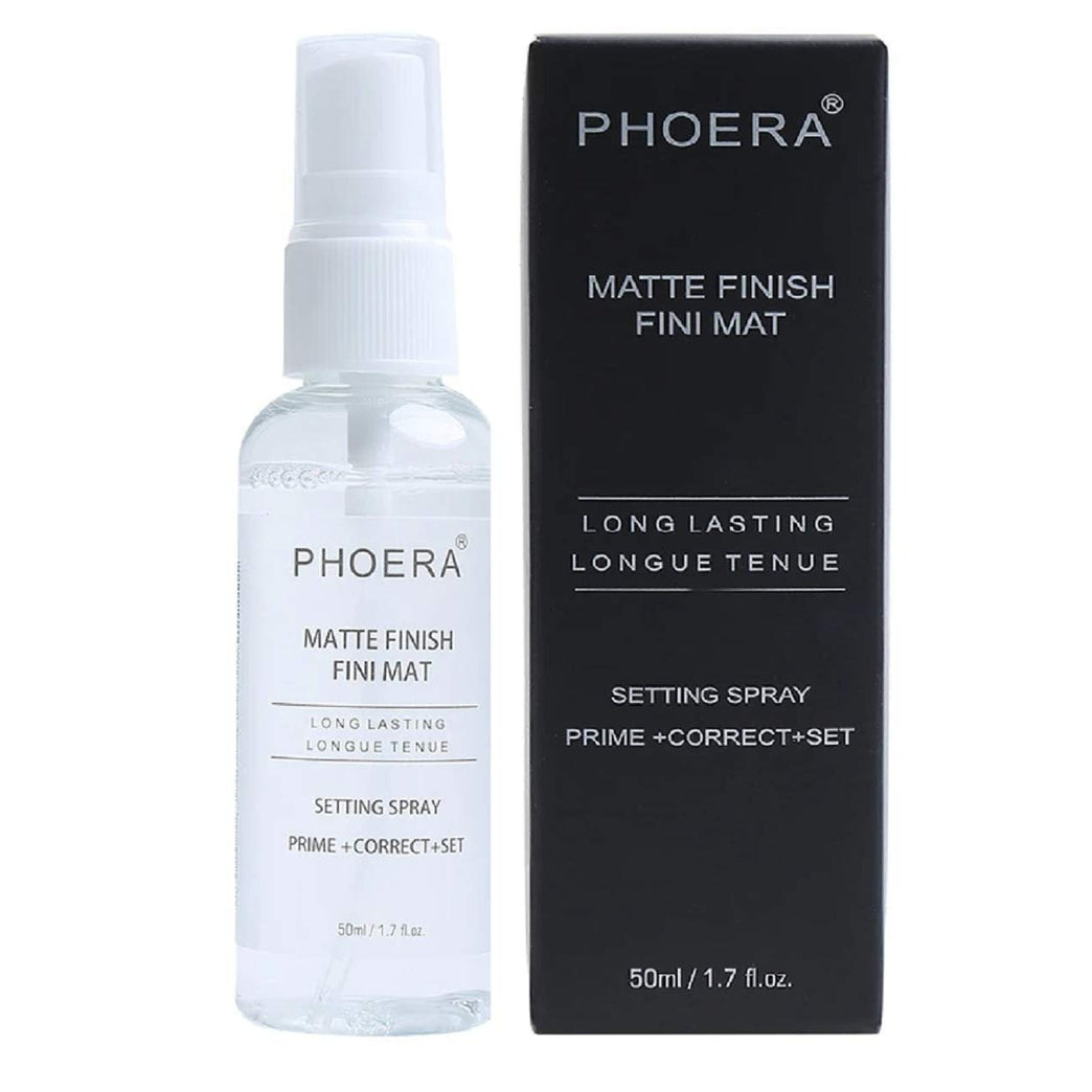 AQUAPURITY Phoera 3-in-1 Makeup Setting Spray - Matte Finish Primer, Corrector, and Sealant