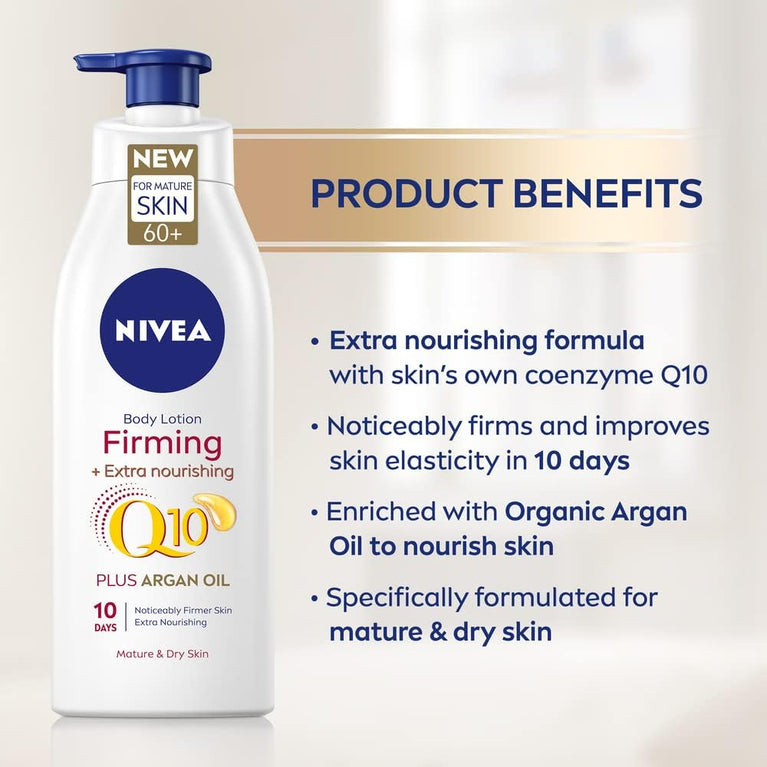 NIVEA Firming Body Lotion with Q10 and Argan Oil