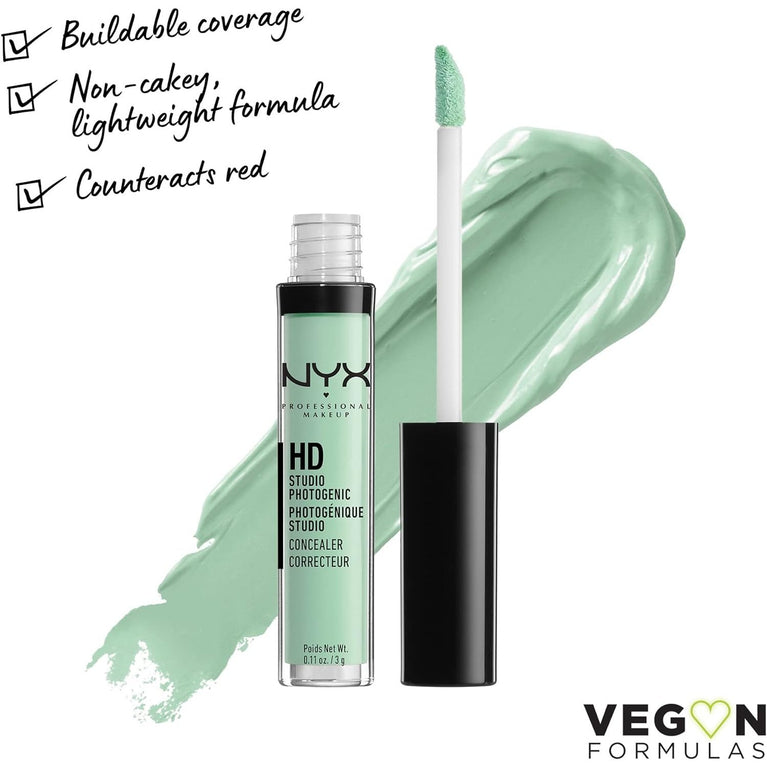 NYX Pro HD Photogenic Green Concealer Wand for Perfect Complexion