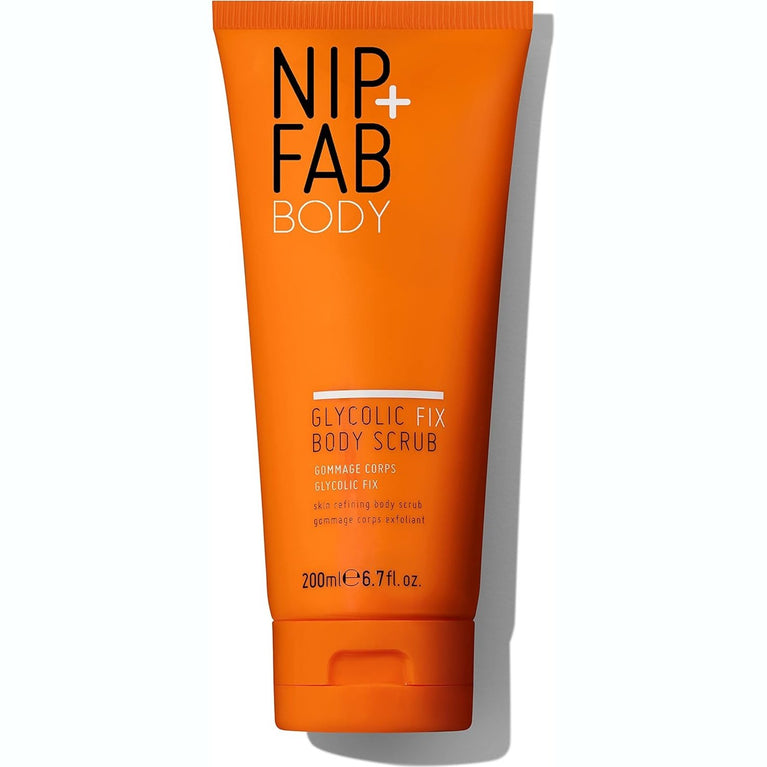 Nip+Fab Glycolic Fix Body Scrub with Prickly Pear Flower Extract, 200ml