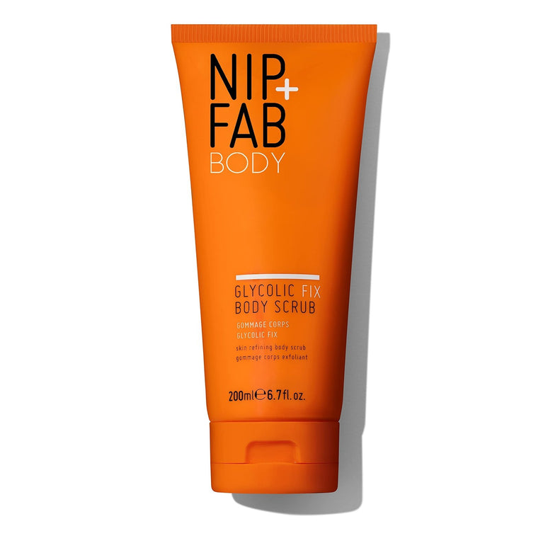 Nip+Fab Glycolic Fix Body Scrub with Prickly Pear Flower Extract, 200ml
