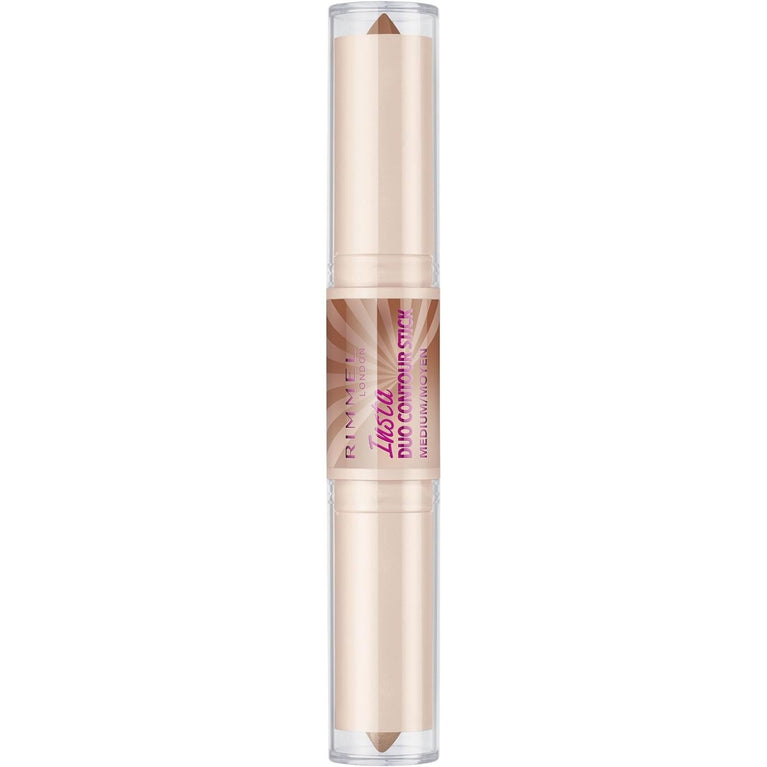 Rimmel London Dual-End Medium Contour Stick for Flawless Definition, 8g