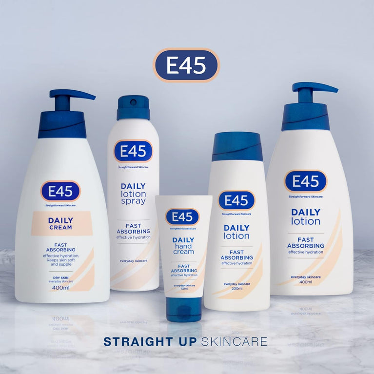 E45 Daily Skin Lotion - Lightweight Hydrating Moisturiser for Very Dry Skin