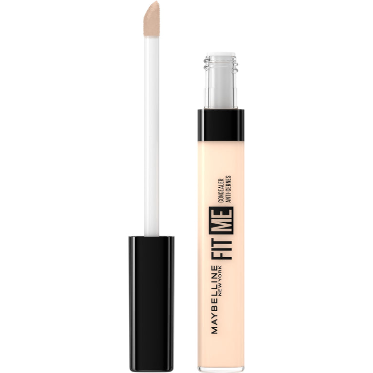 Maybelline's Natural Finish Fit Me Concealer - Full Coverage, Oil-Free, Fragrance-Free in Ivory Shade 05, 6.8ml