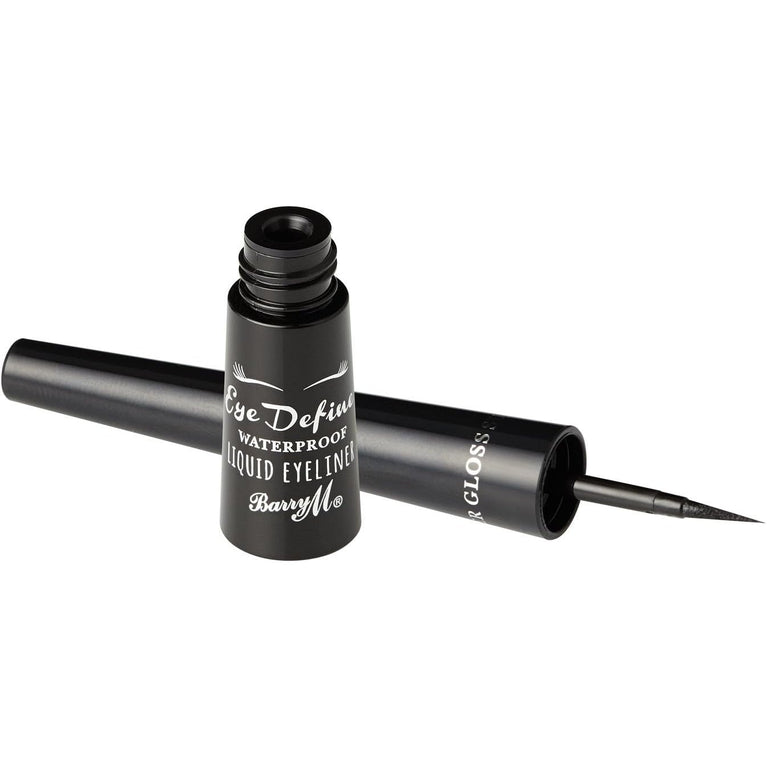 Barry M Cosmetics Super Gloss Black Liquid Eyeliner for Eye Definition, Long-Lasting - 26.16 Grams