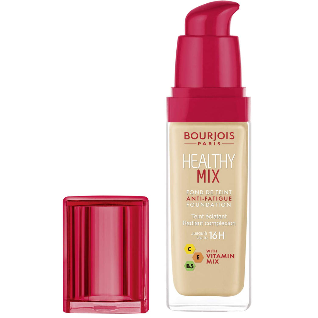 Bourjois Radiant Finish Anti-Aging Liquid Foundation with Hydrating Properties - 52 Vanilla, 30ml