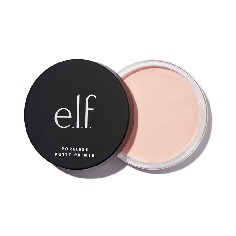 e.l.f. Velvet Texture Poreless Putty Primer - Long Lasting, Hydrating Formula, Universal Sheer, Compact Size for Travel - 0.74 Oz (21g)