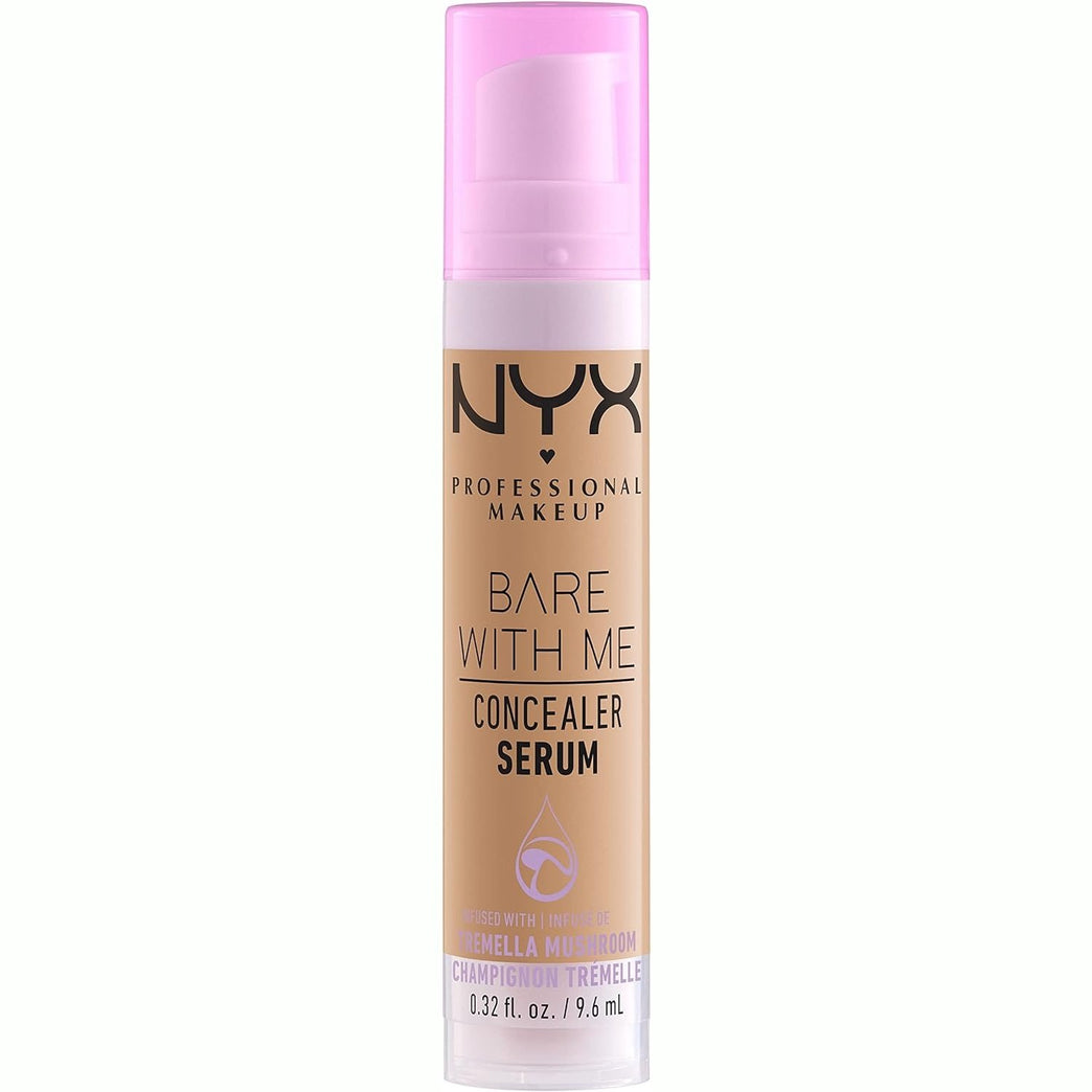 NYX Pro Makeup Medium Coverage Hydrating Concealer Serum with Tremella Mushroom, Cica & Green Tea, 9.6ml