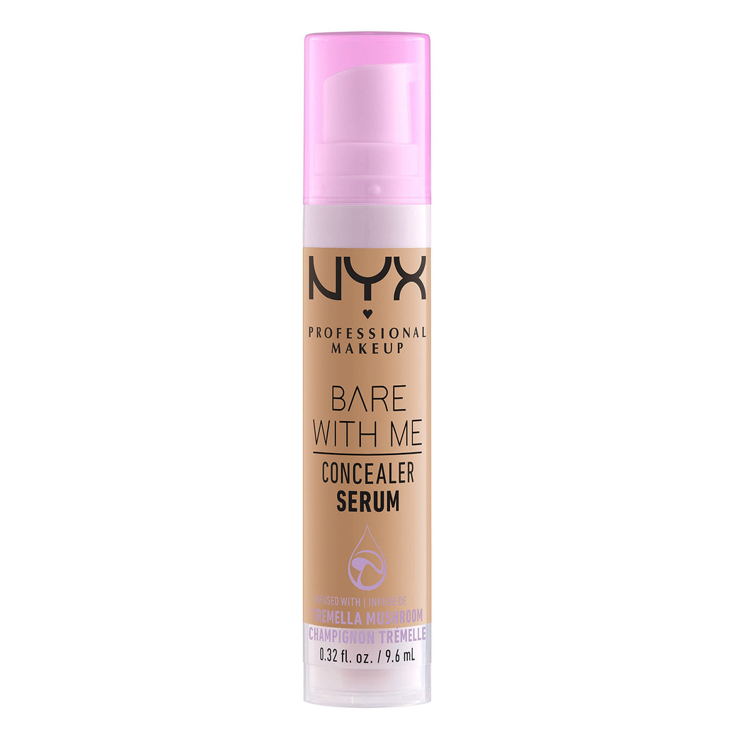 NYX Pro Makeup Medium Coverage Hydrating Concealer Serum with Tremella Mushroom, Cica & Green Tea, 9.6ml