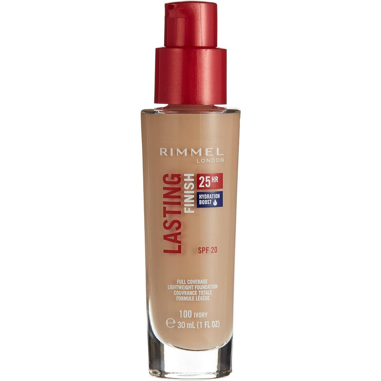 Rimmel 25 Hour Long-Lasting Ivory Foundation with SPF 20 - Vintage Edition