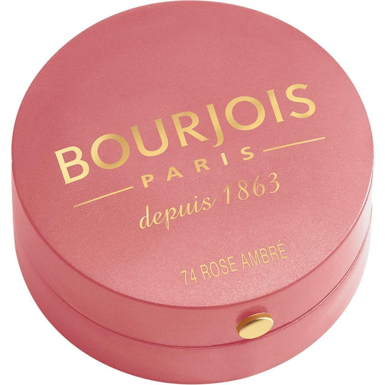 Bourjois Seamless Radiant Blush in 74 Rose Ambre Shade, 2.5g with Compact Mirror and Brush